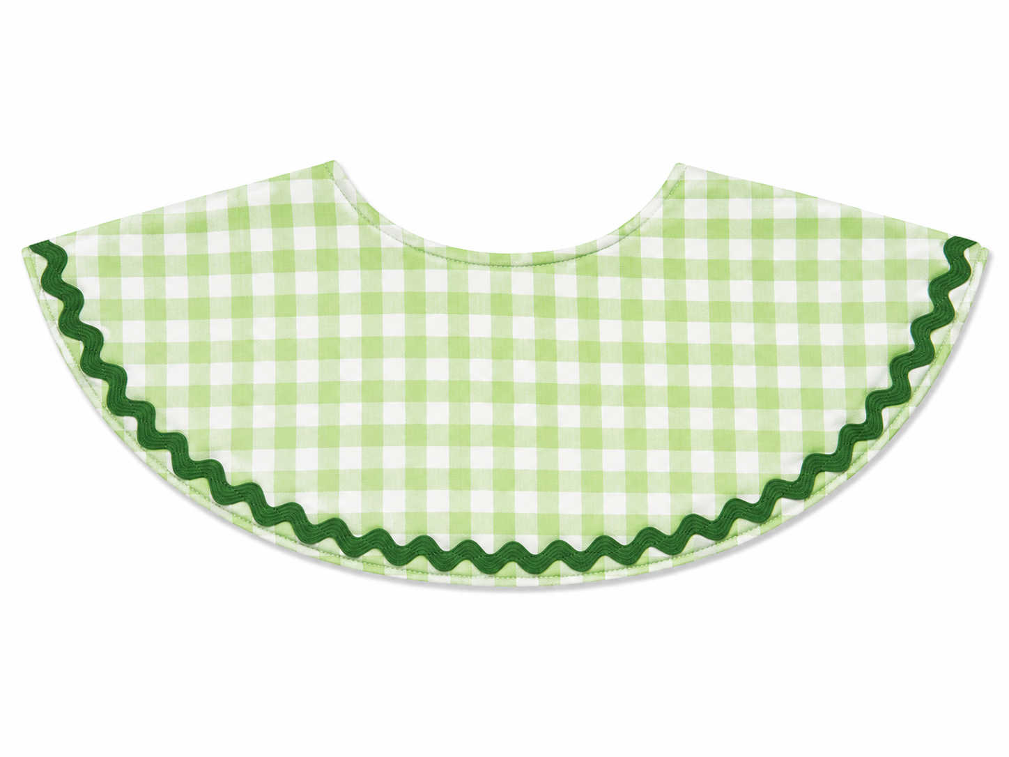 Baby Green Gingham Biblette™ (Emerald Accent)