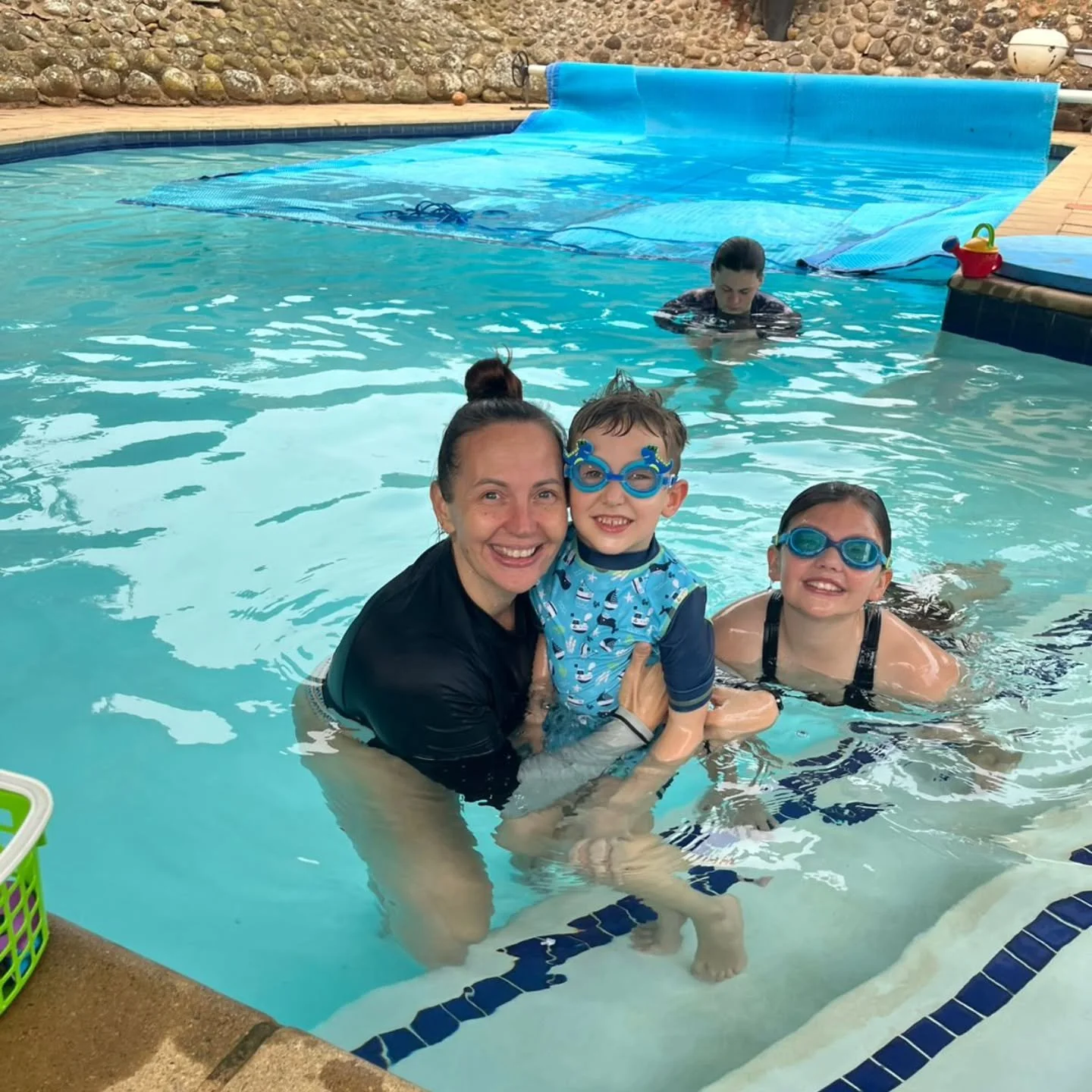 When old (classroom) students become new (swim school) students! 🥰😍🥰