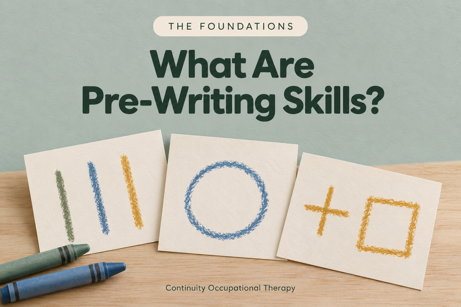 What are Pre-Writing Skills?