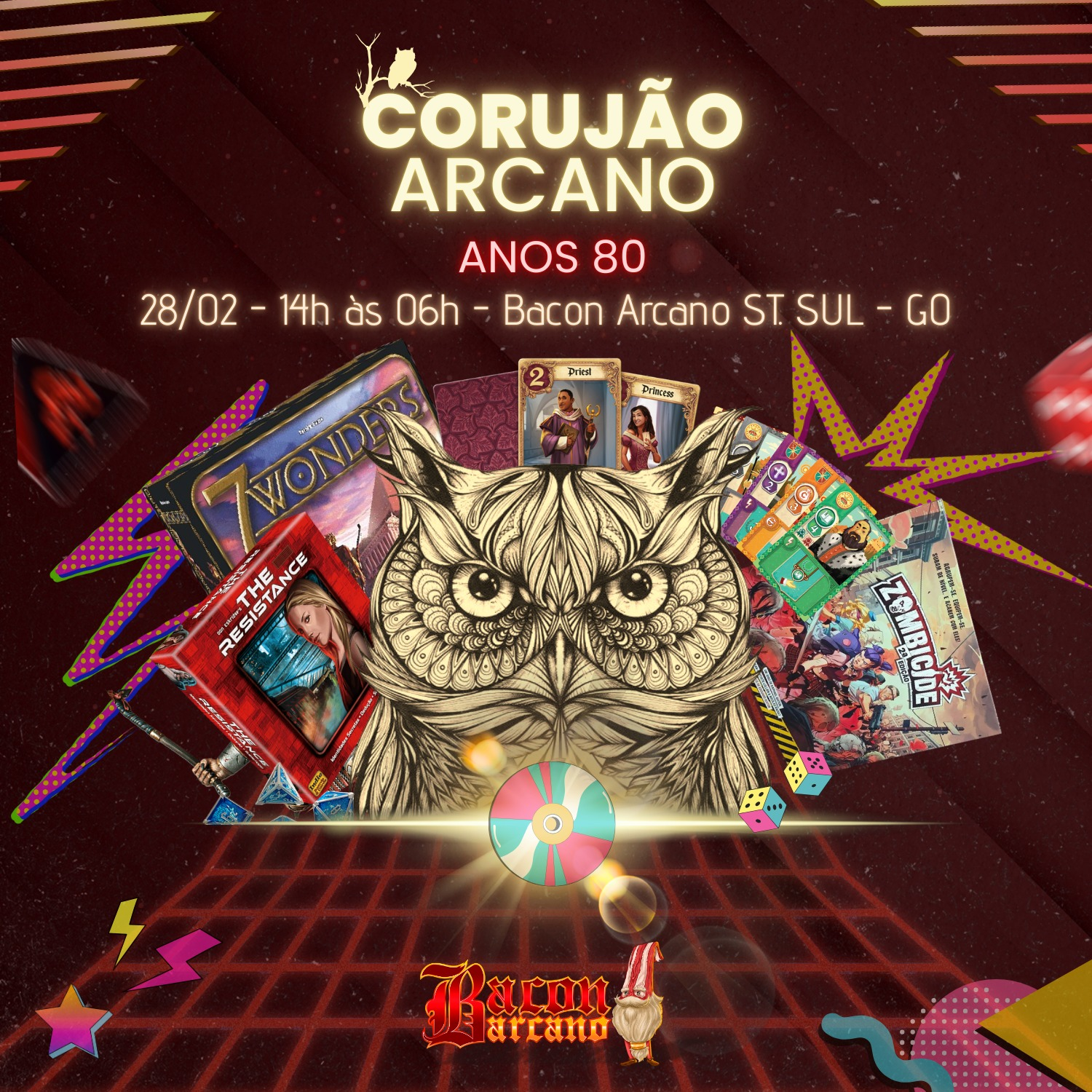 Entrada Corujão Escolas de Magia