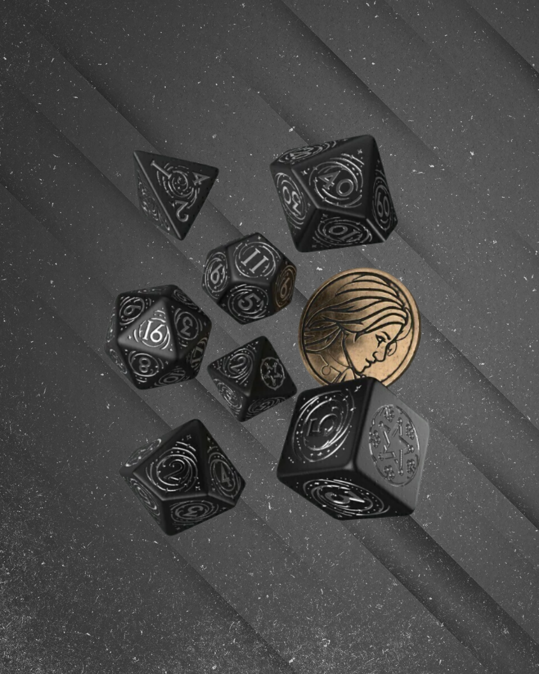 Kit de Dados The Witcher - Yennefer (The Obsidian Star)