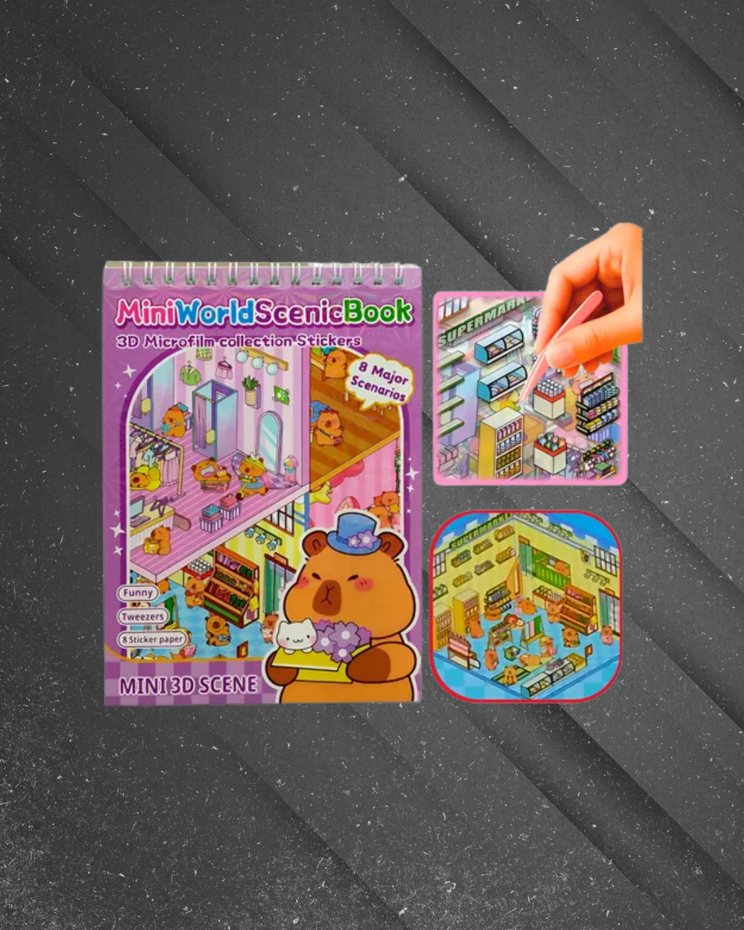 Livro de Cenários Adesivos