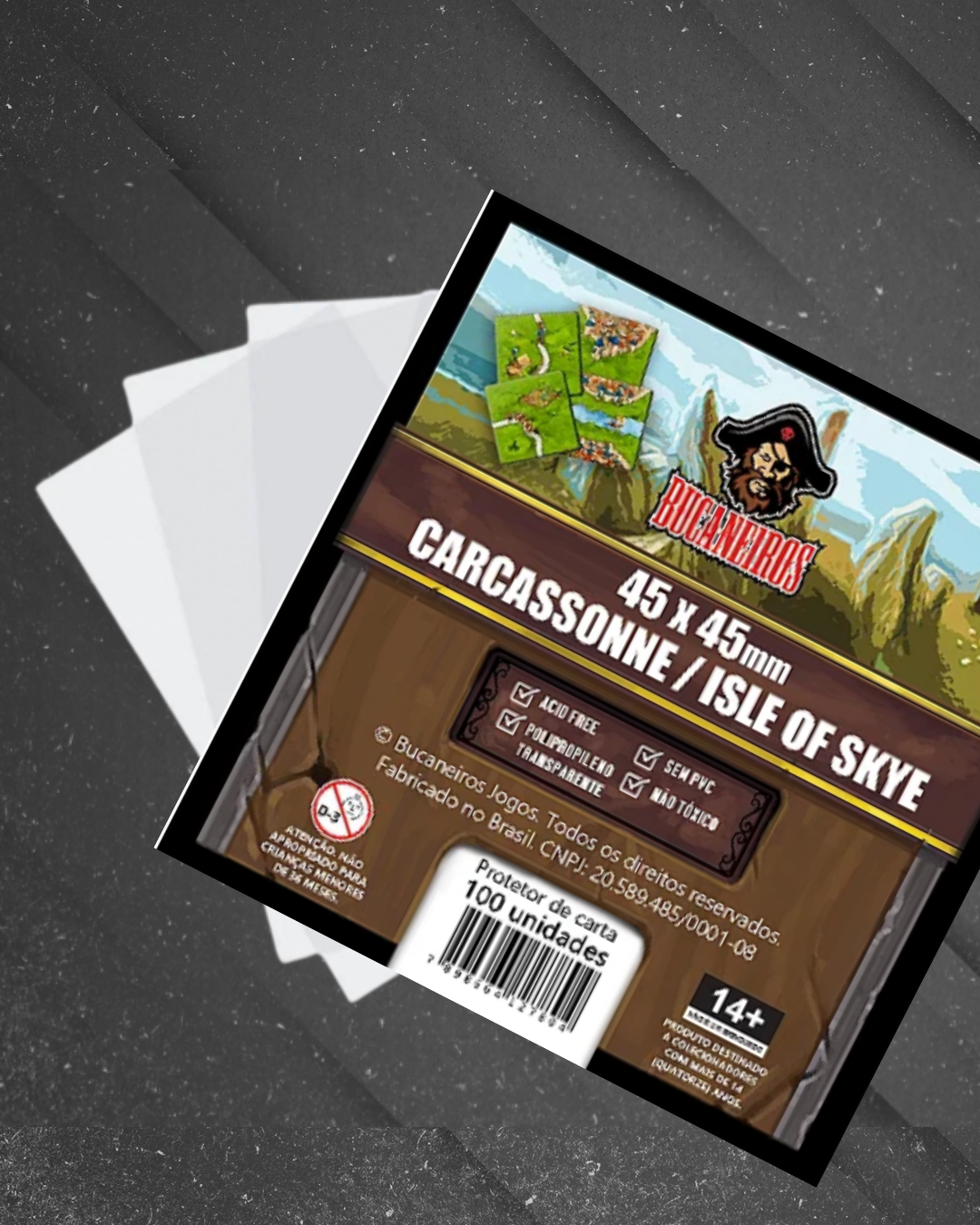Sleeve Customizado para Isle of Skye/Carcassonne (45 x 45)