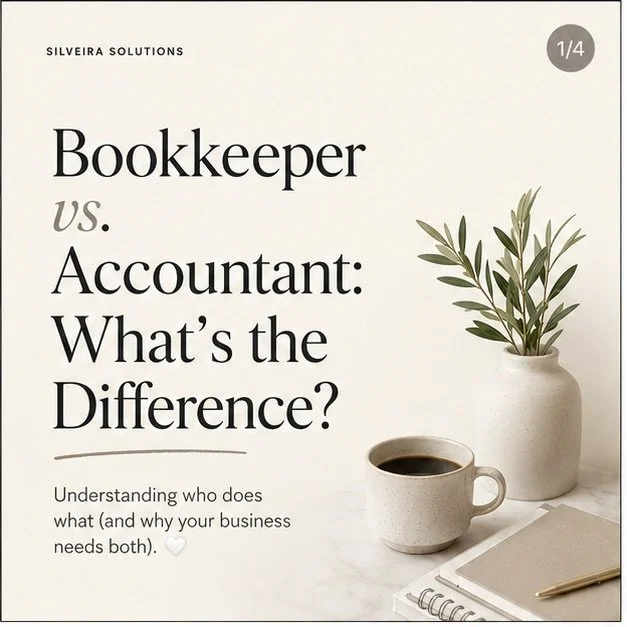 One of the most common things I hear is:

&ldquo;Don&rsquo;t I already have an accountant for that?&rdquo;

And while accountants/CPAs are incredibly important, bookkeeping and accounting actually serve two different purposes.

A CPA typically steps 