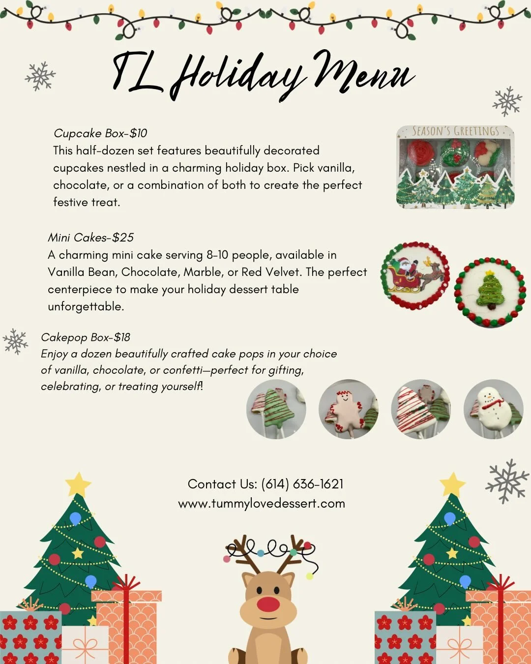 Santa came early&hellip; 🎅🏾🤶🏾🎁

Our Christmas menu just dropped and it&rsquo;s packed with festive deliciousness! Check it out and start planning your holiday cravings. 🎄❤️

#columbusohio #columbusohiodesserts #customdessertbox #christmascookie