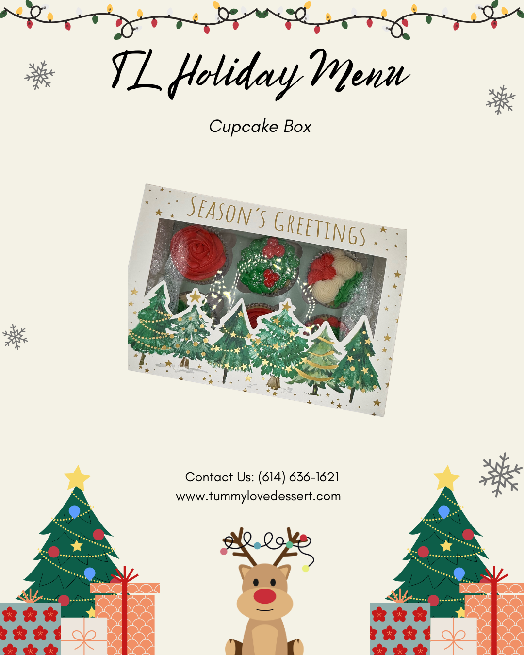 Holiday Cupcake Box