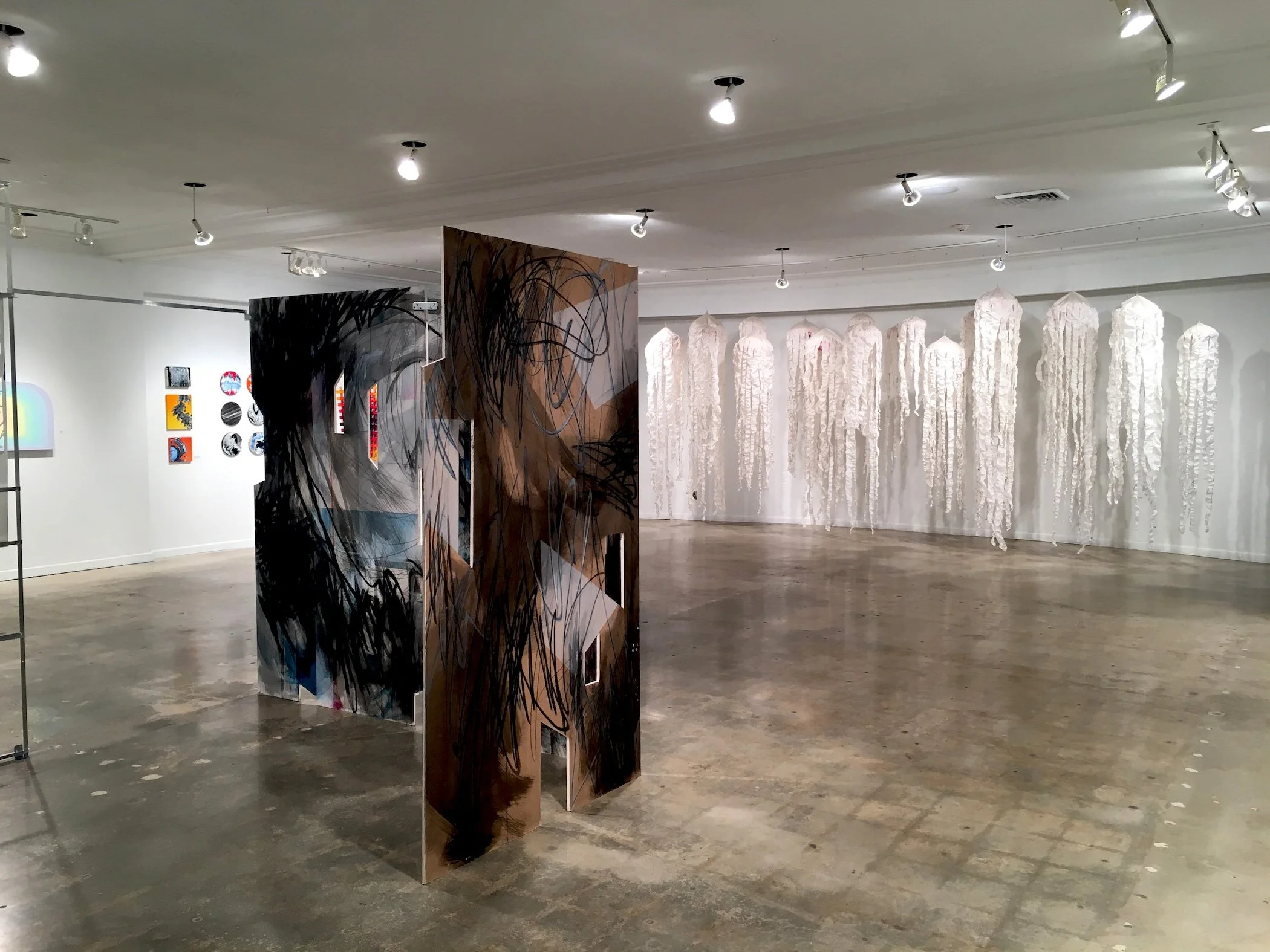 Interactive textile art installation