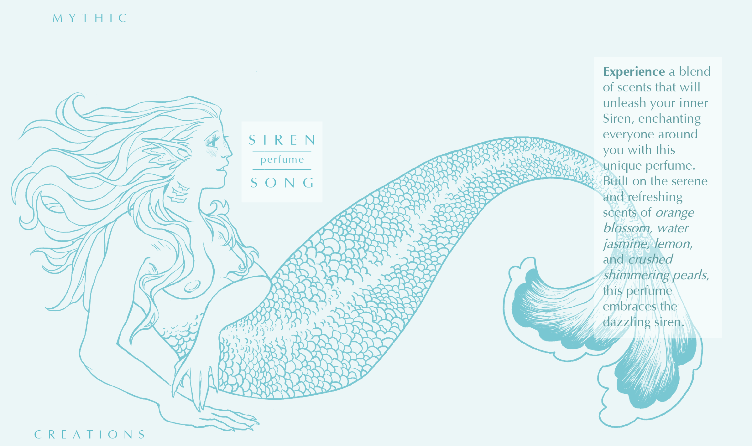 Siren Song Perfume Box Layout