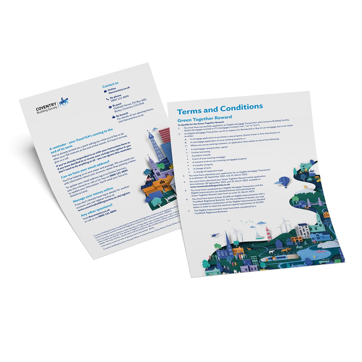 new brand identity in 2020 for the Coventry Building Society
