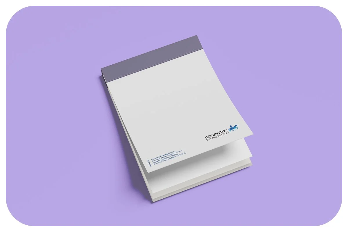 Coventry Building Society Notepad - by Matt Reaney