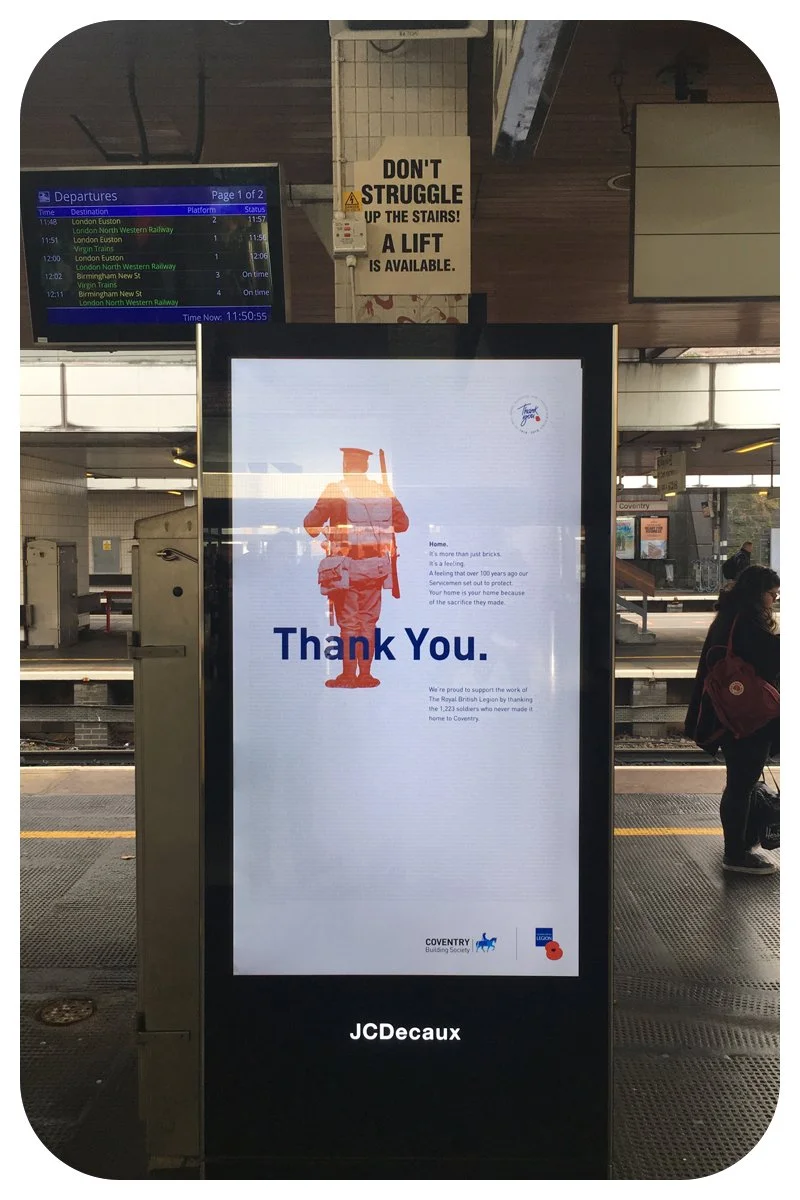 brand takeover of Coventry train station