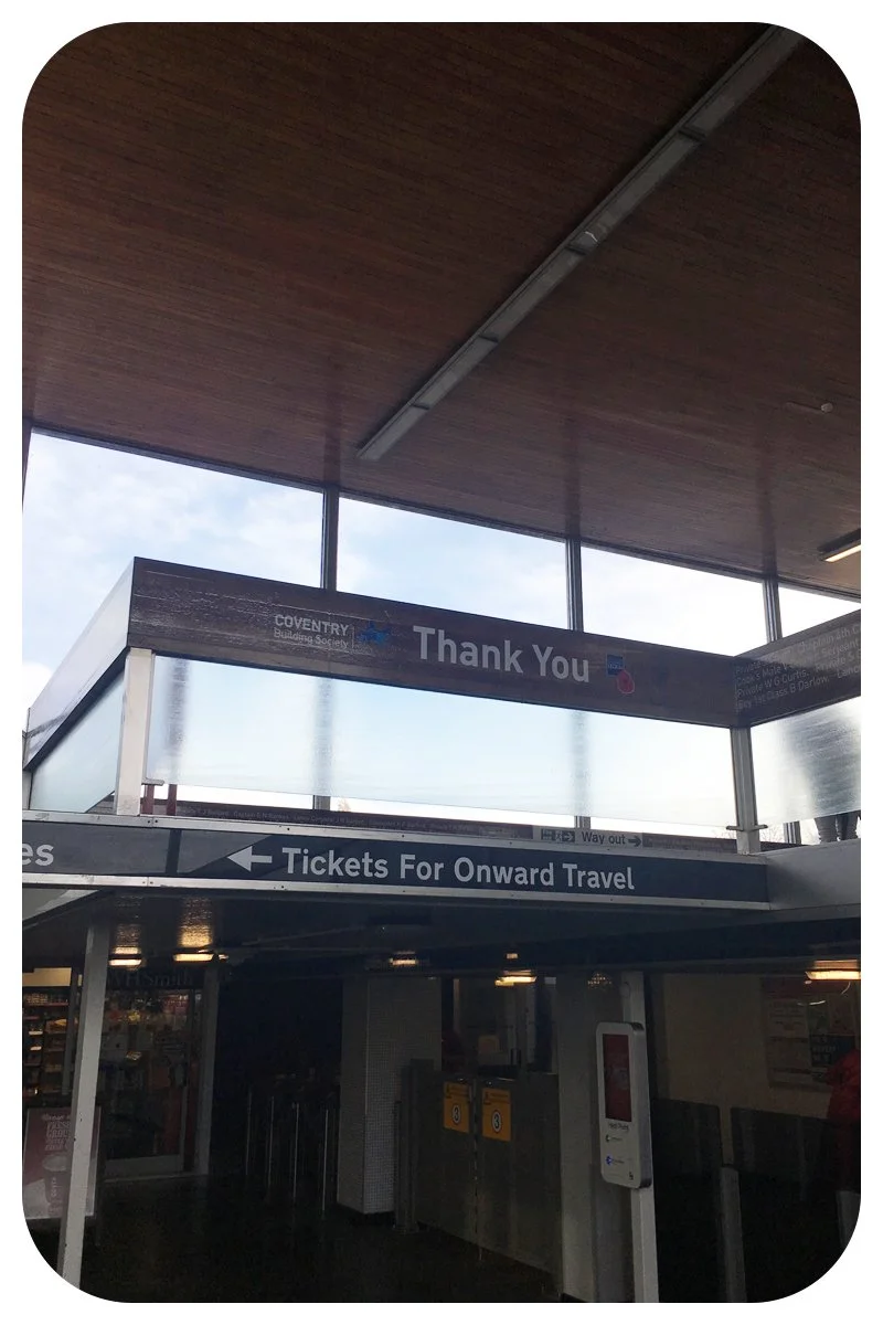 brand takeover of Coventry train station