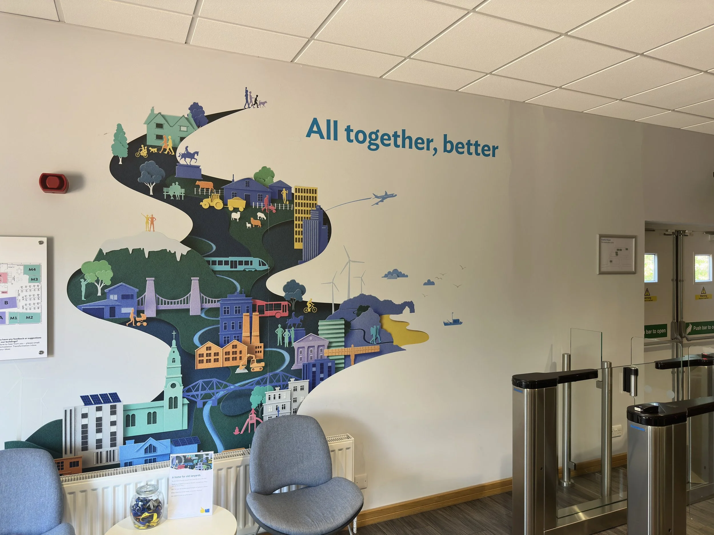 CBS Head Office signage