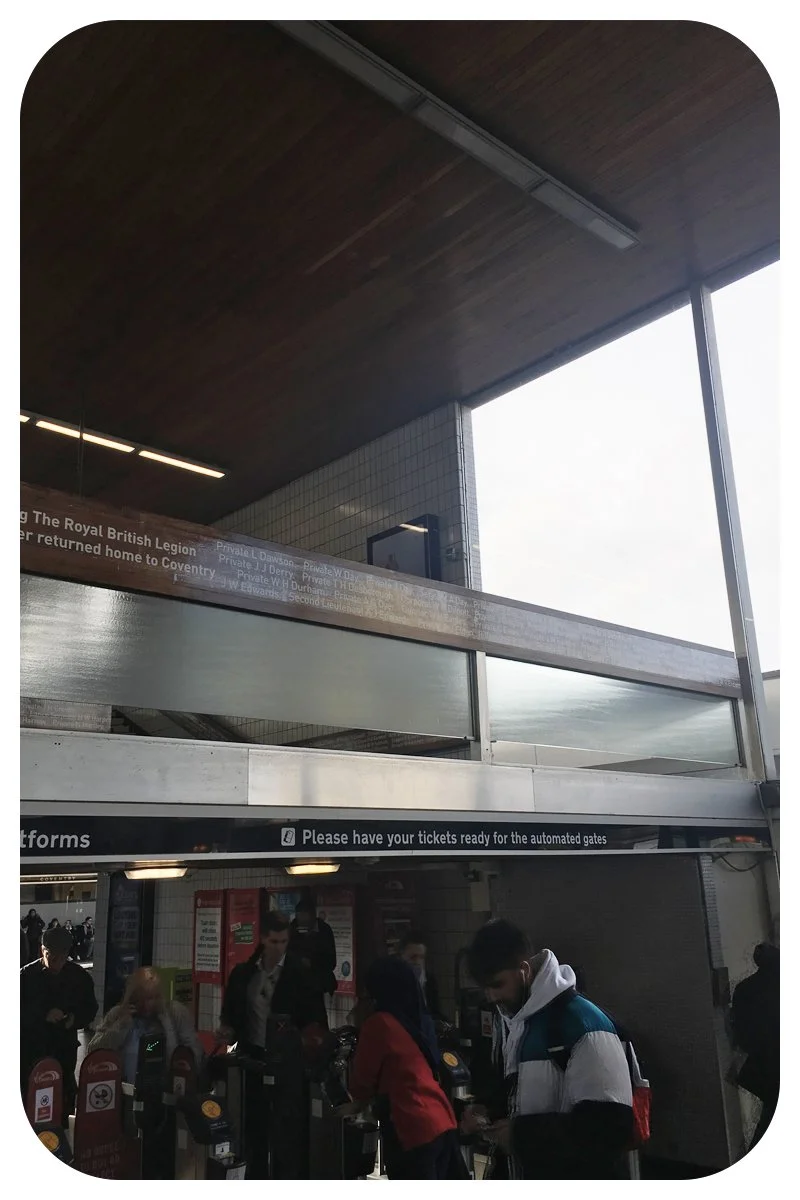 brand takeover of Coventry train station