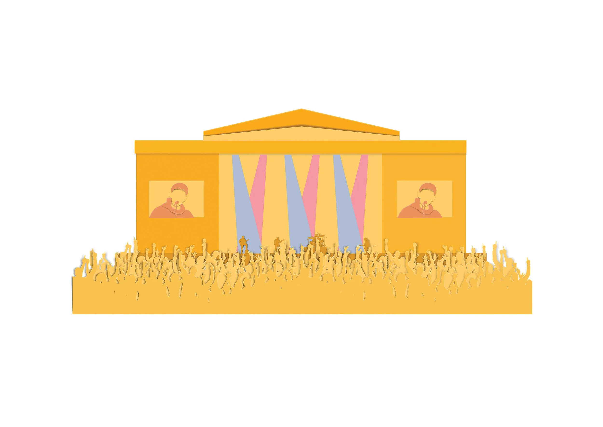 Coventry Building Society - Sunny days Campaign illustrations