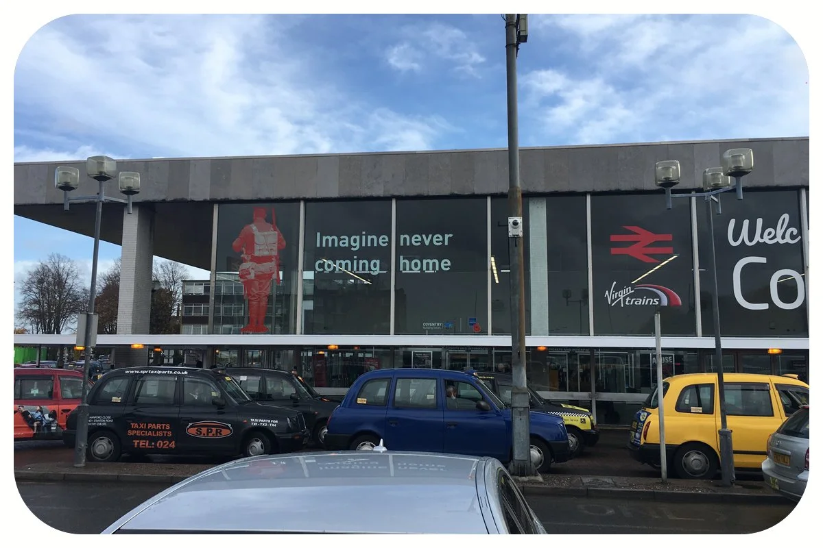 brand takeover of Coventry train station