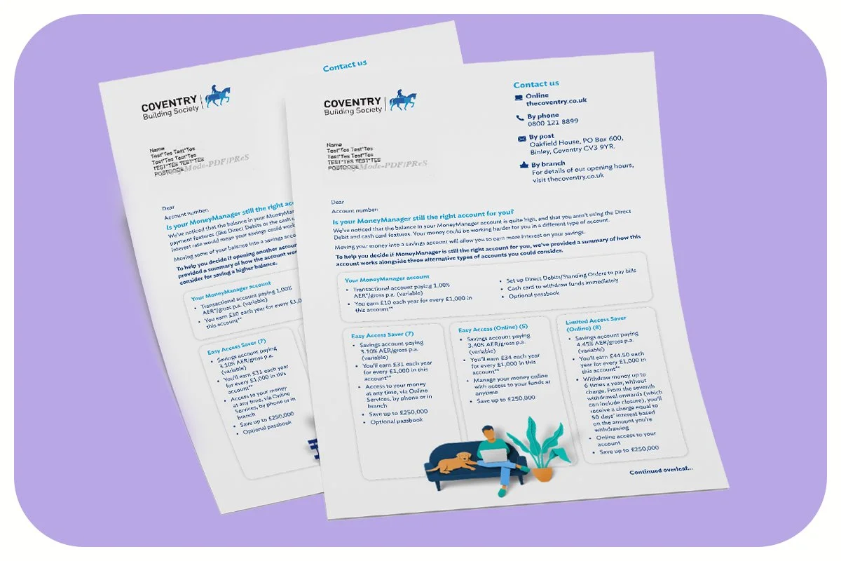 new brand identity in 2020 for the Coventry Building Society - product launch