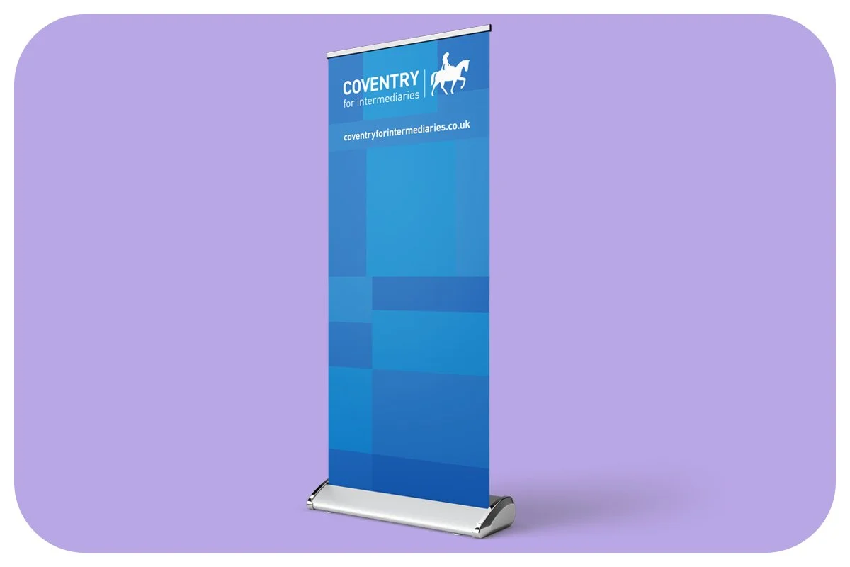 Coventry Building Society Pullup banner - by Matt Reaney