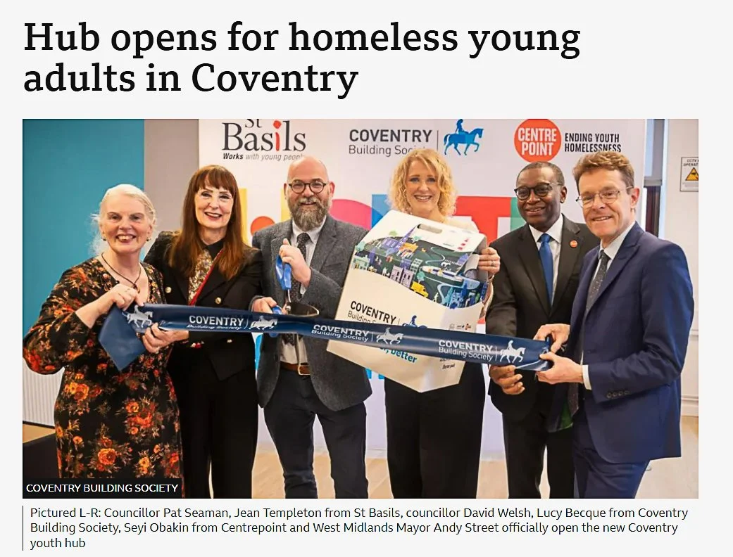 Coventry Building Society & Centrepoint partnership
