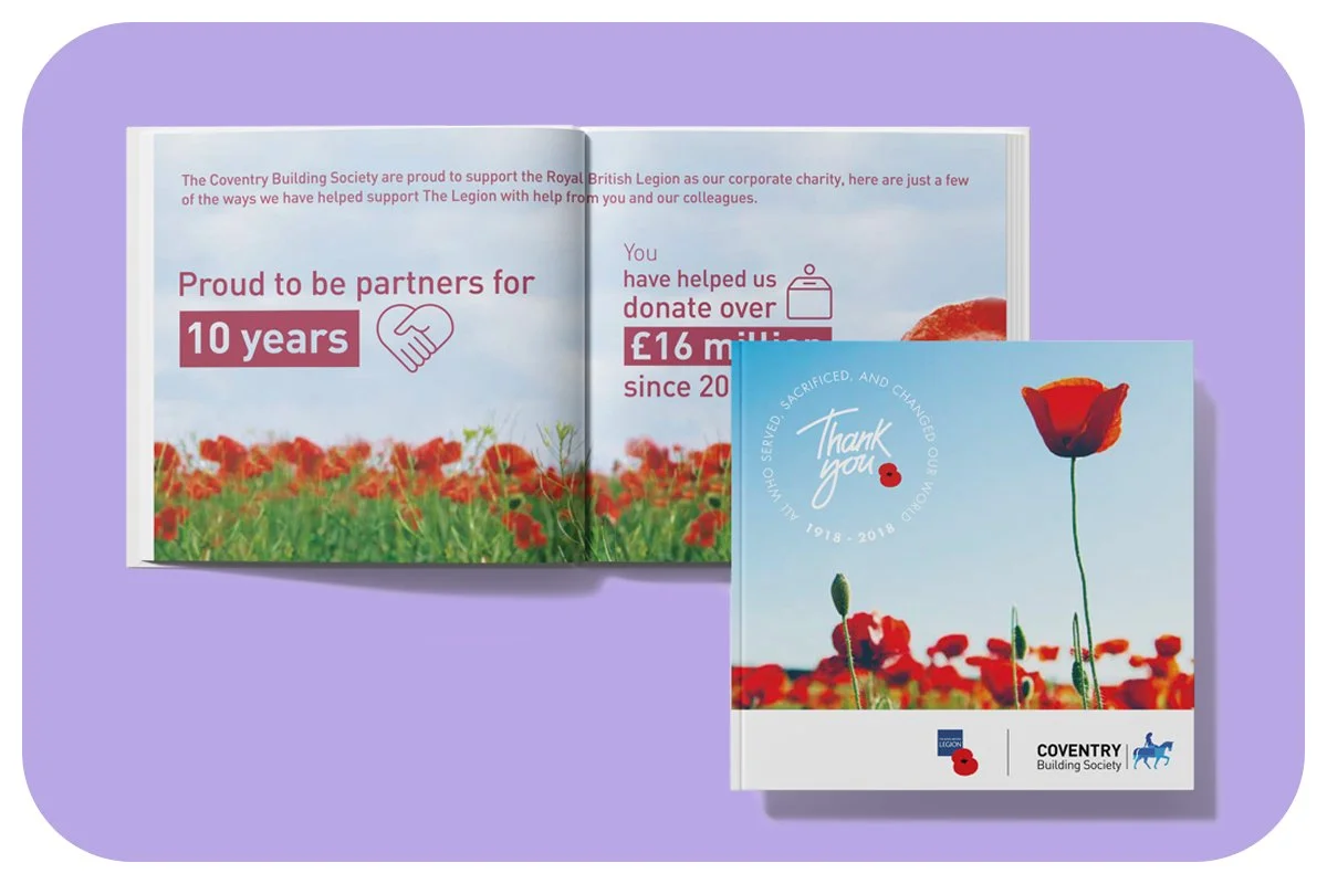 charity partnership with the Royal British Legion