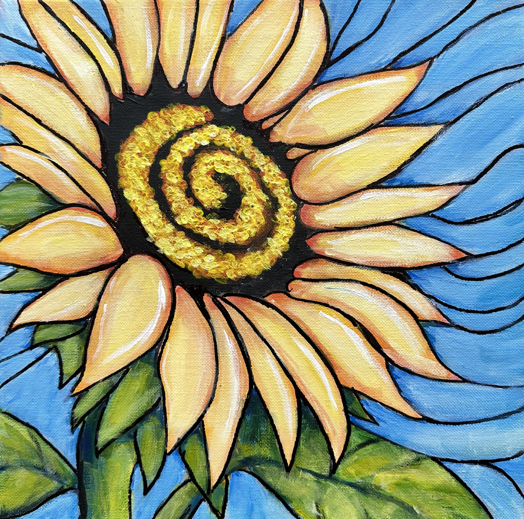 Example of the painting you will create!