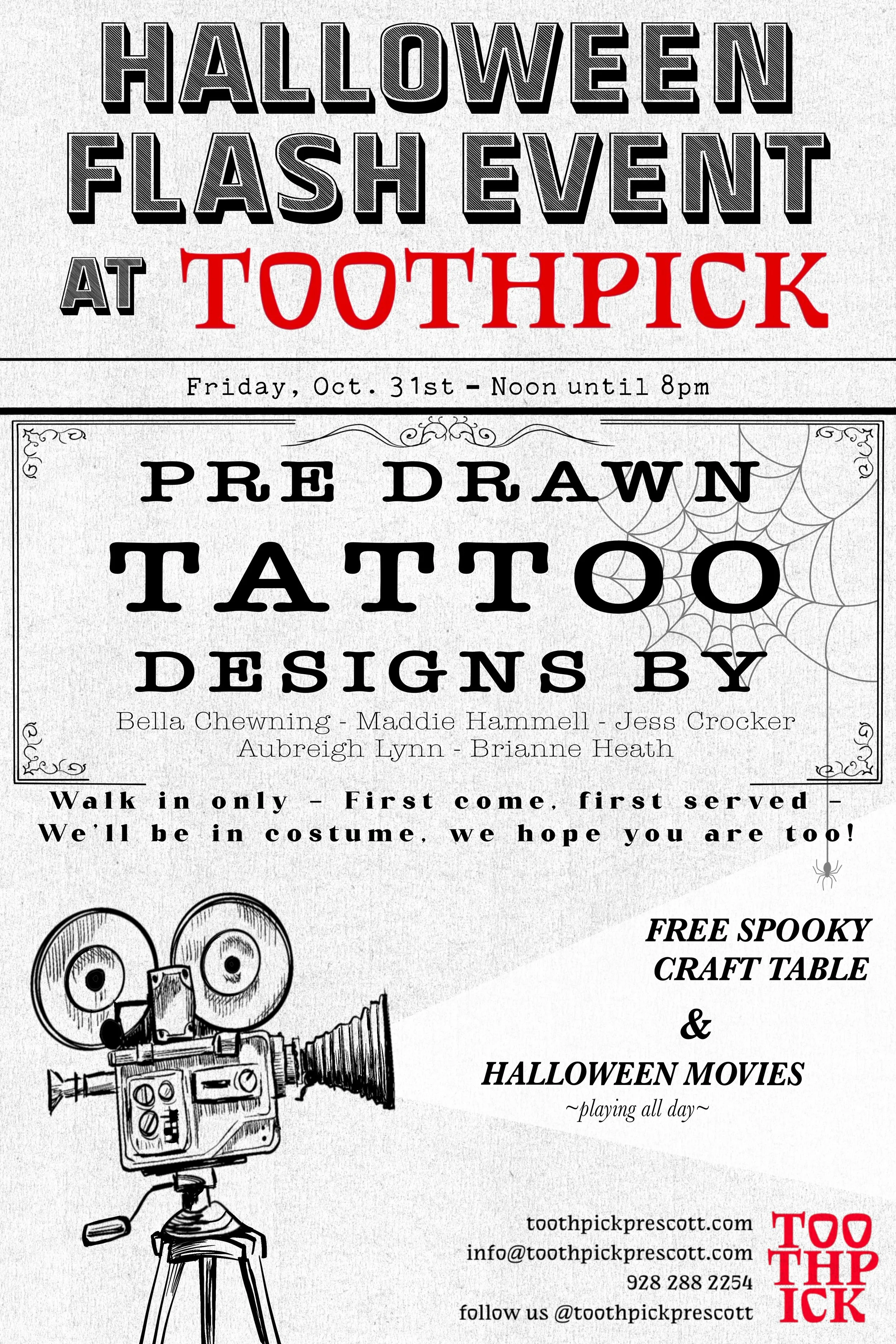 Toothpick Halloween Event