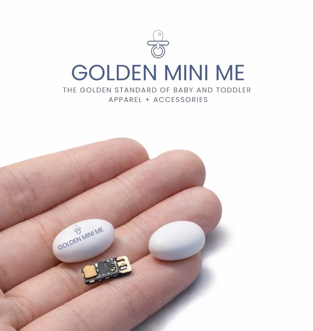 Golden Mini Me’s Washable GPS Tracker™
