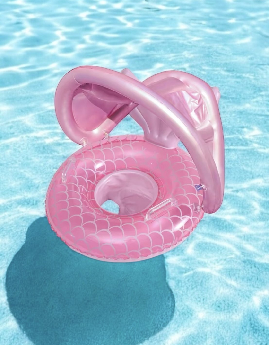 Inflatable Mermaid Pool Ring