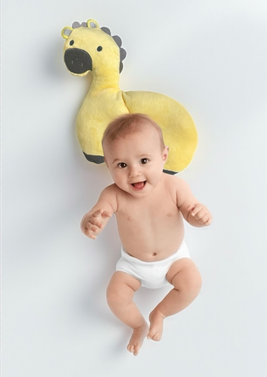 Adorable Newborn Giraffe Pillow