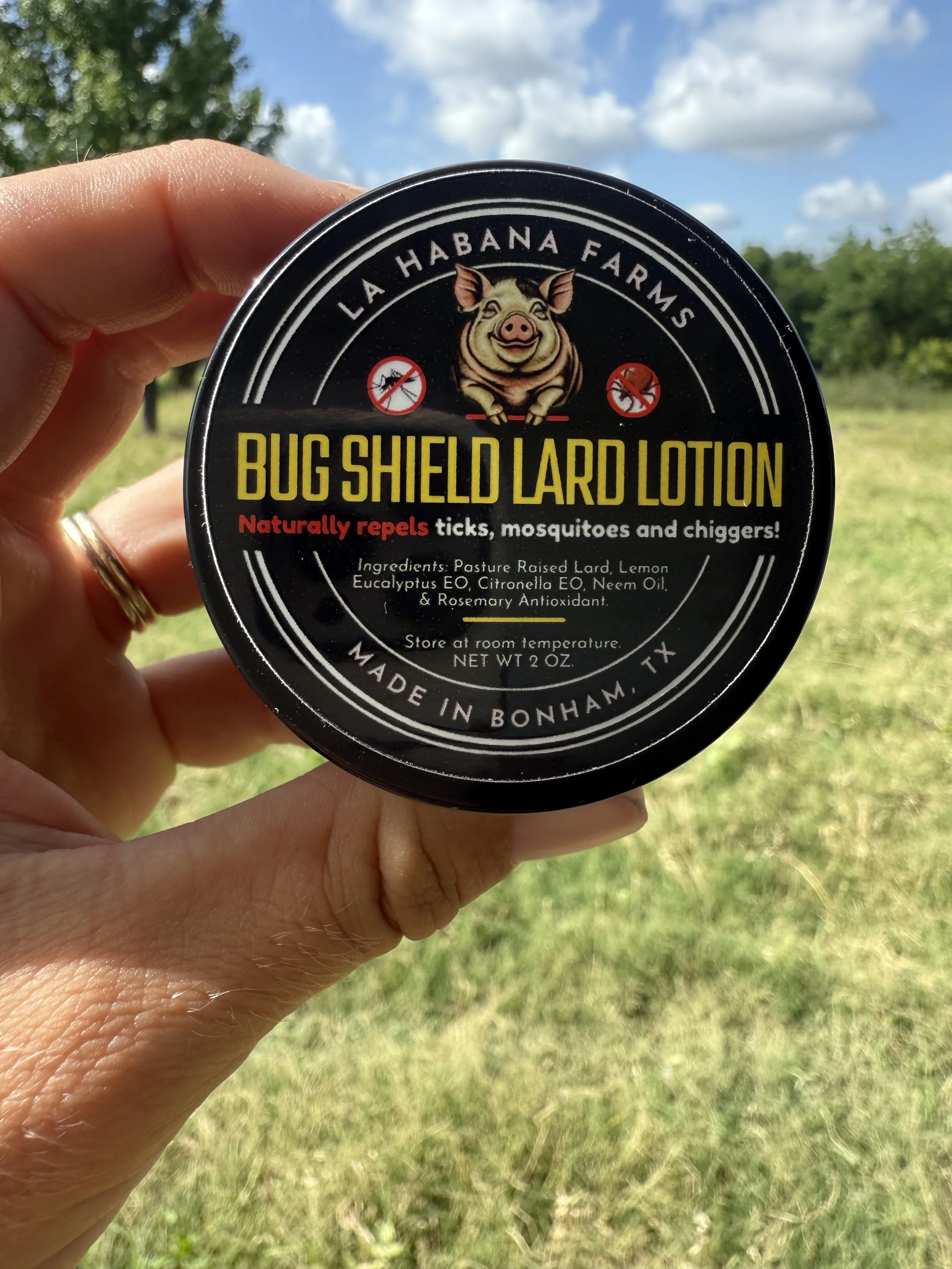 Bug Shield Lard Lotion