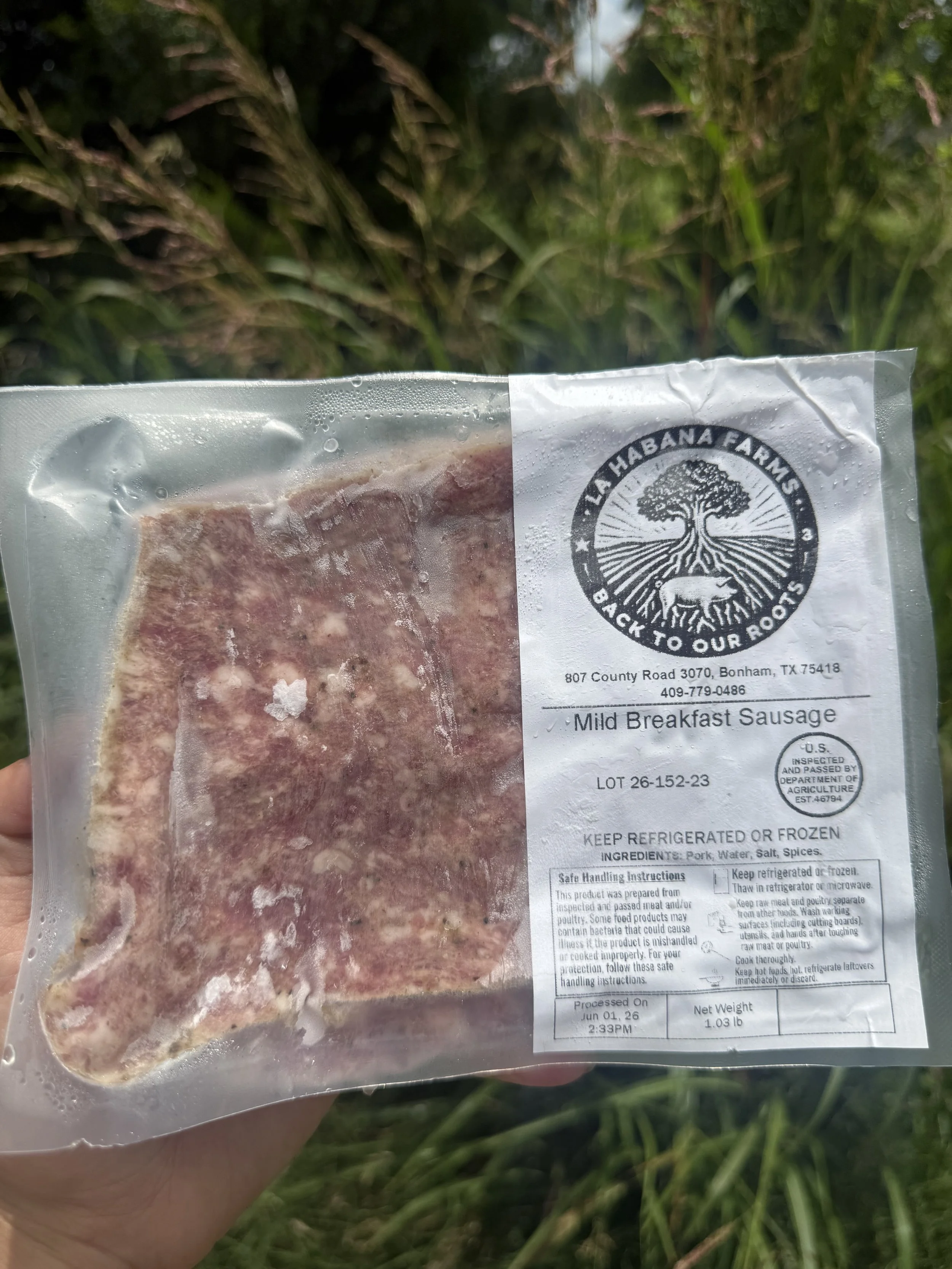 Mild Breakfast Sausage