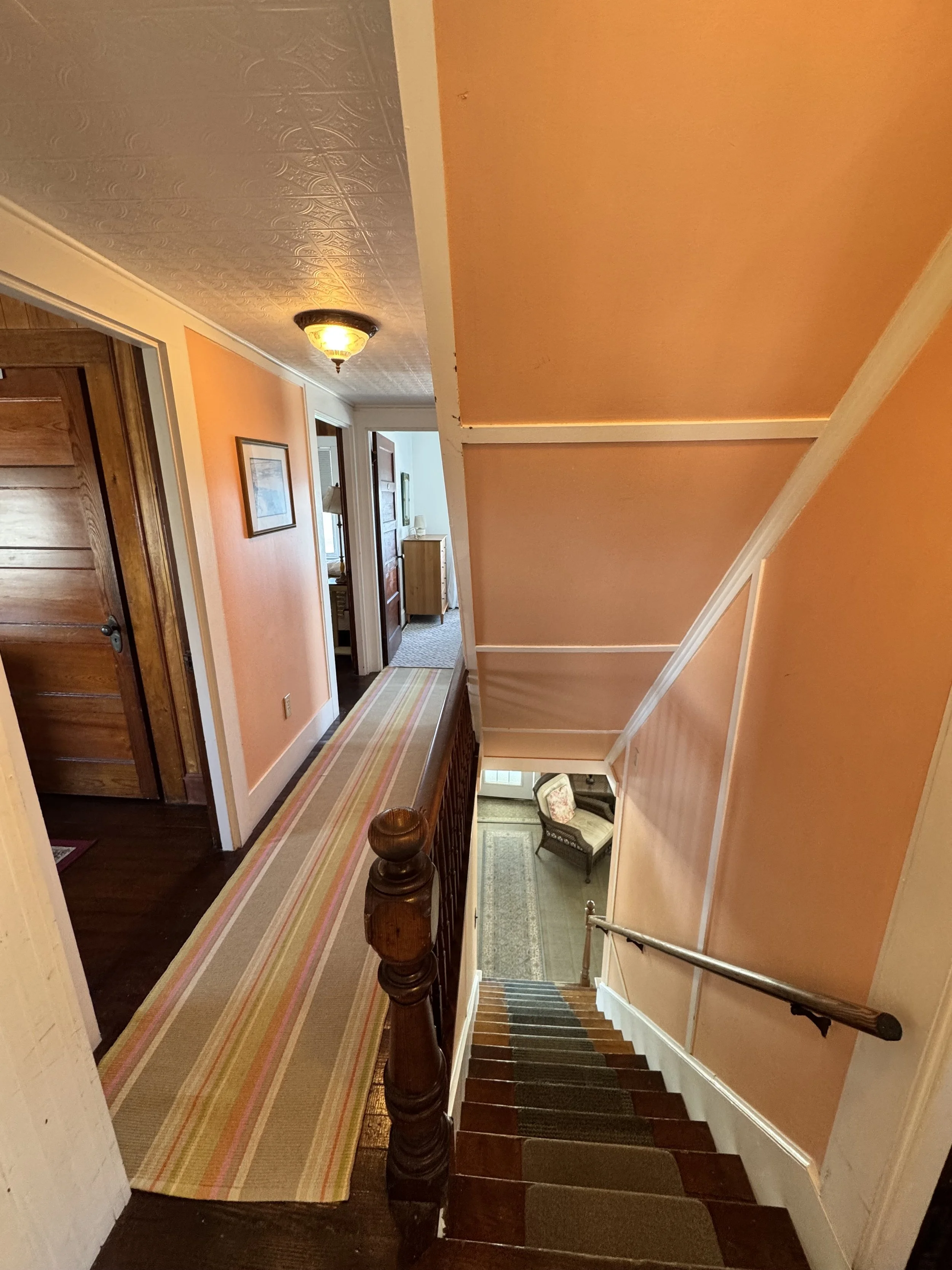 The second floor hallway. 