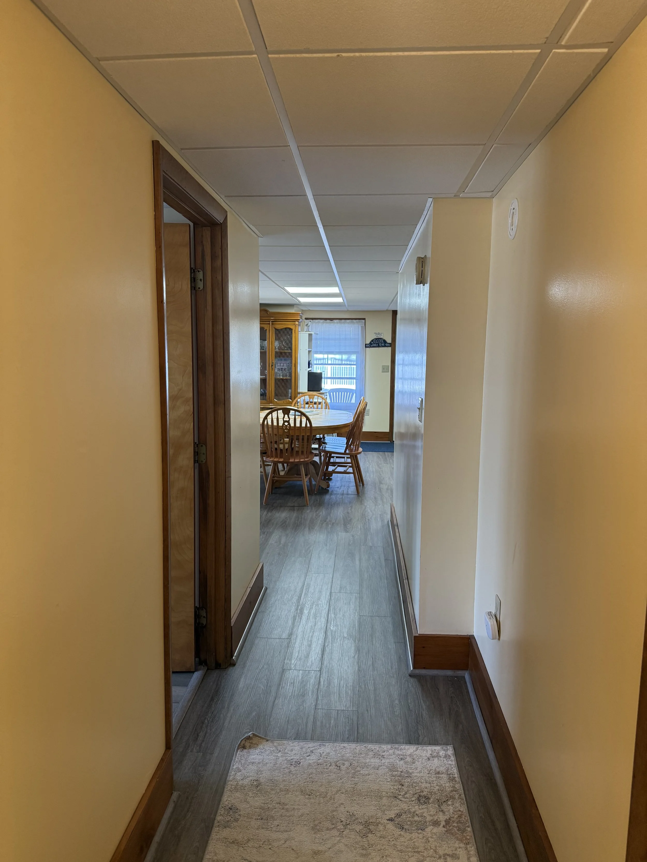 Apartment 1 hallway. 