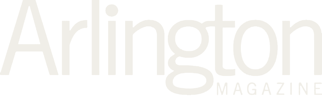 Arlington magazine logo in white text 