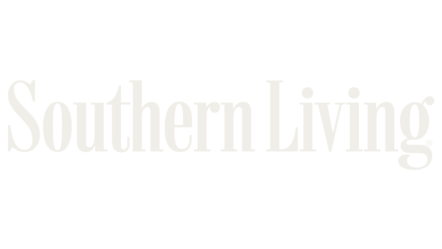 Southern Living magazine logo in white text 