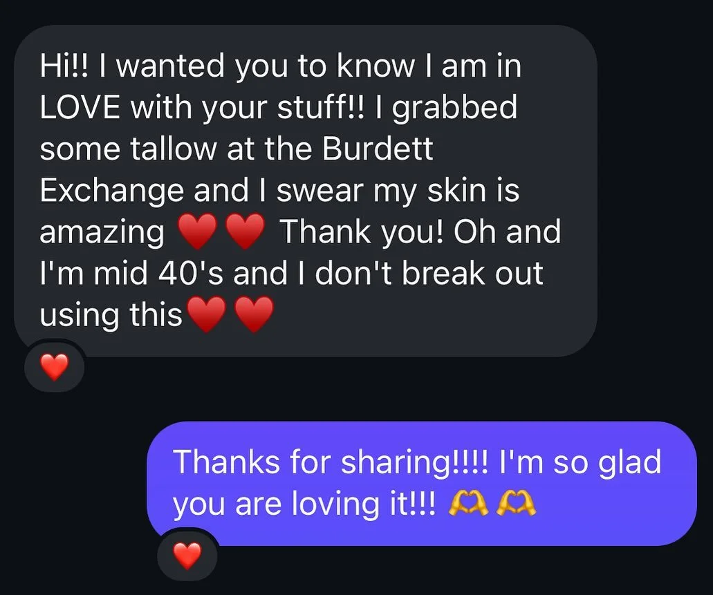 🌿✨ Nothing makes my day like hearing how much you love FLX Tallow! ✨🌿

Hearing these stories is why I do what I do &mdash; slow-rendering 100% grass-fed &amp; finished beef suet right here in the Finger Lakes to bring you the most nourishing, skin-