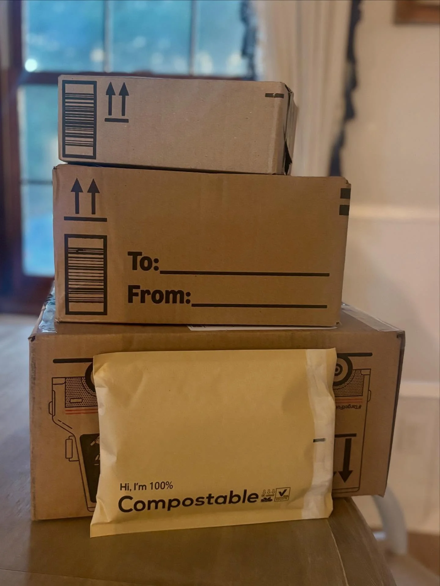 📦✨ Shipping day! Today&rsquo;s stack of recycled boxes is headed out to both wholesale shops and cozy homes on the East Coast &mdash; thank you SO much for supporting FLX Tallow!

A little behind-the-scenes note: I don&rsquo;t personally purchase bu