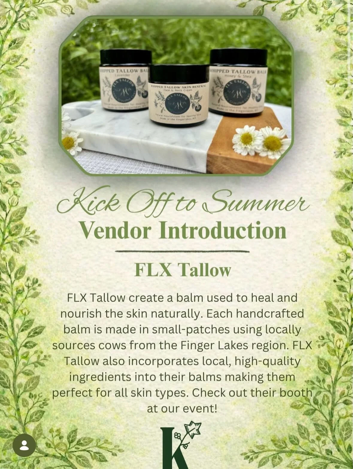 So excited to be vending at the Kickoff to Summer Event this Saturday, May 16 @knappwine from 11 AM&ndash;6 PM ☀️🍷

It&rsquo;s looking like a perfect Finger Lakes day with 78&deg; and sunshine, live music from the Dean's List, and so many amazing lo