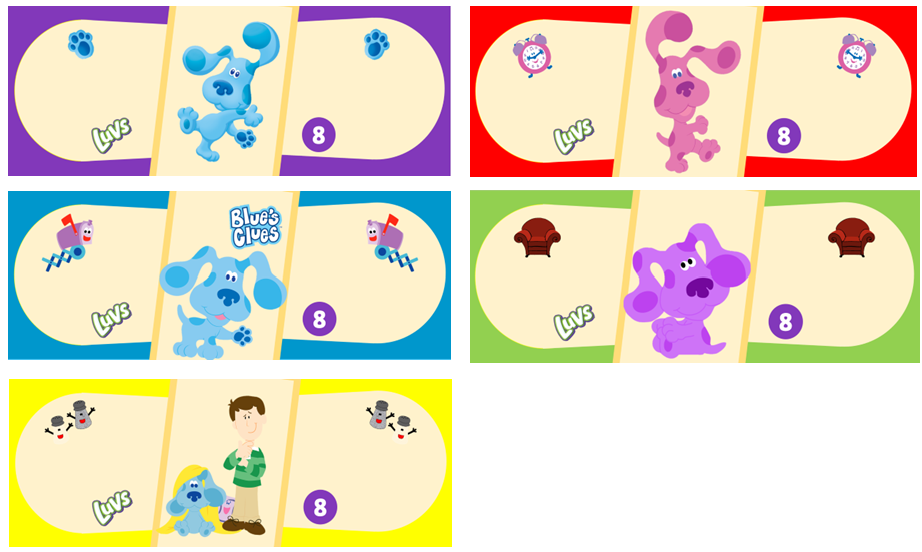 Blues Clues - All 5 tapes