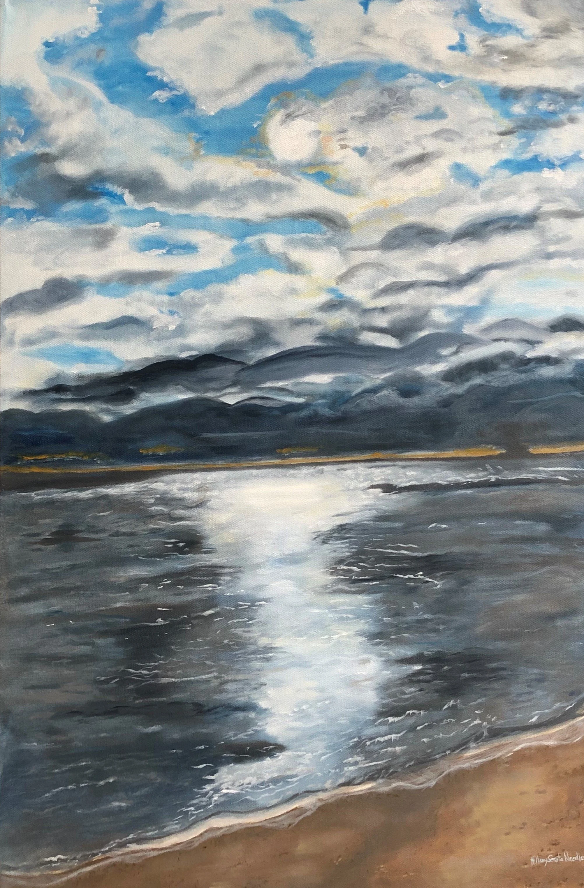 Sherwood Island, 36x24, oil on canvas, private collection