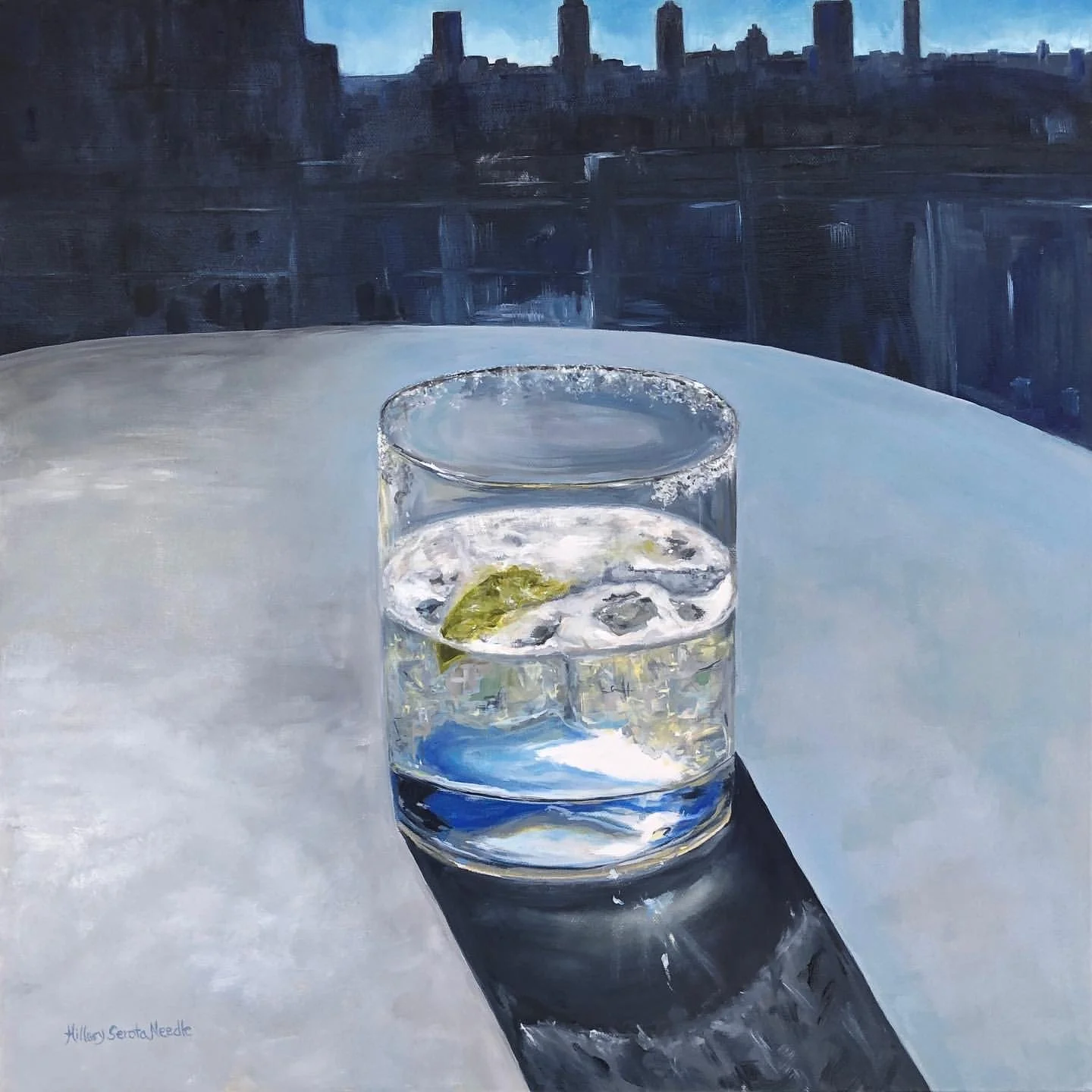 Happy Hour, 20x20, oil on canvas, private collection