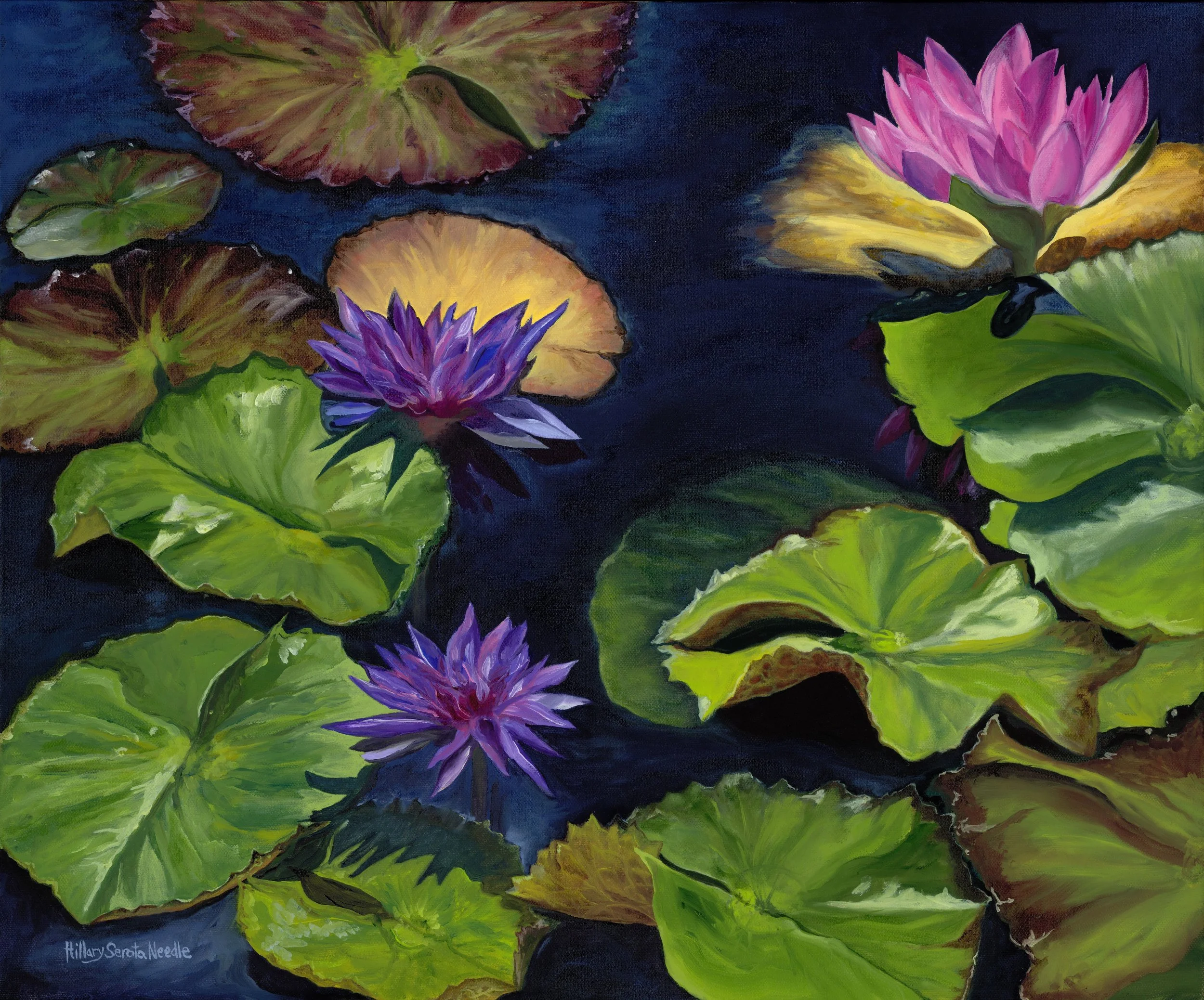 The Blue Pond, 20x24, oil on canvas