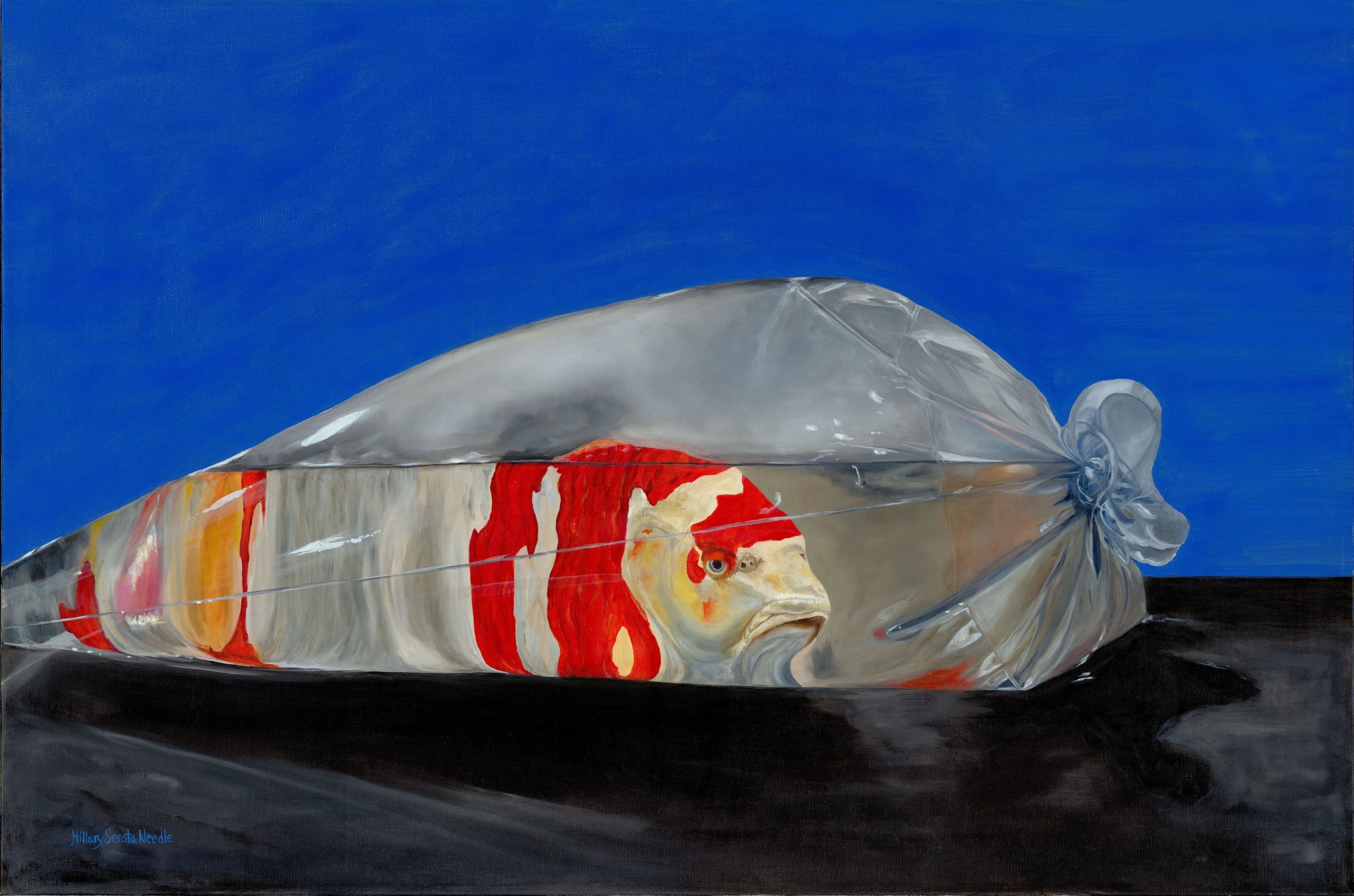 Waiting for Freedom, 24x36, oil on canvas