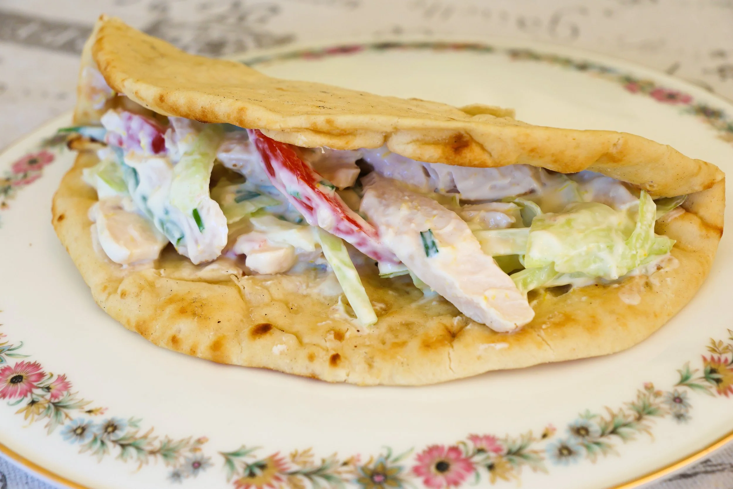 Lemon Chicken Flat Bread