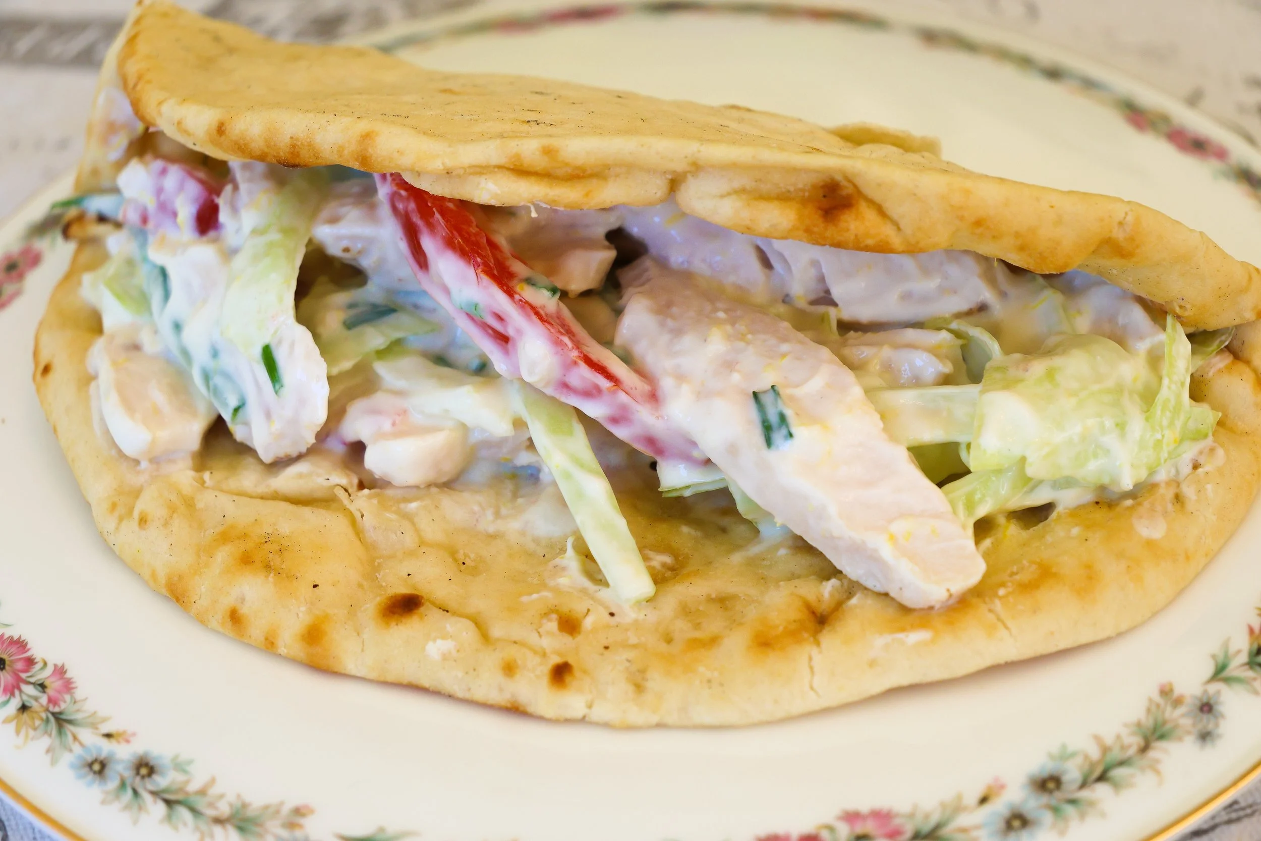 Lemon Chicken Flat Bread