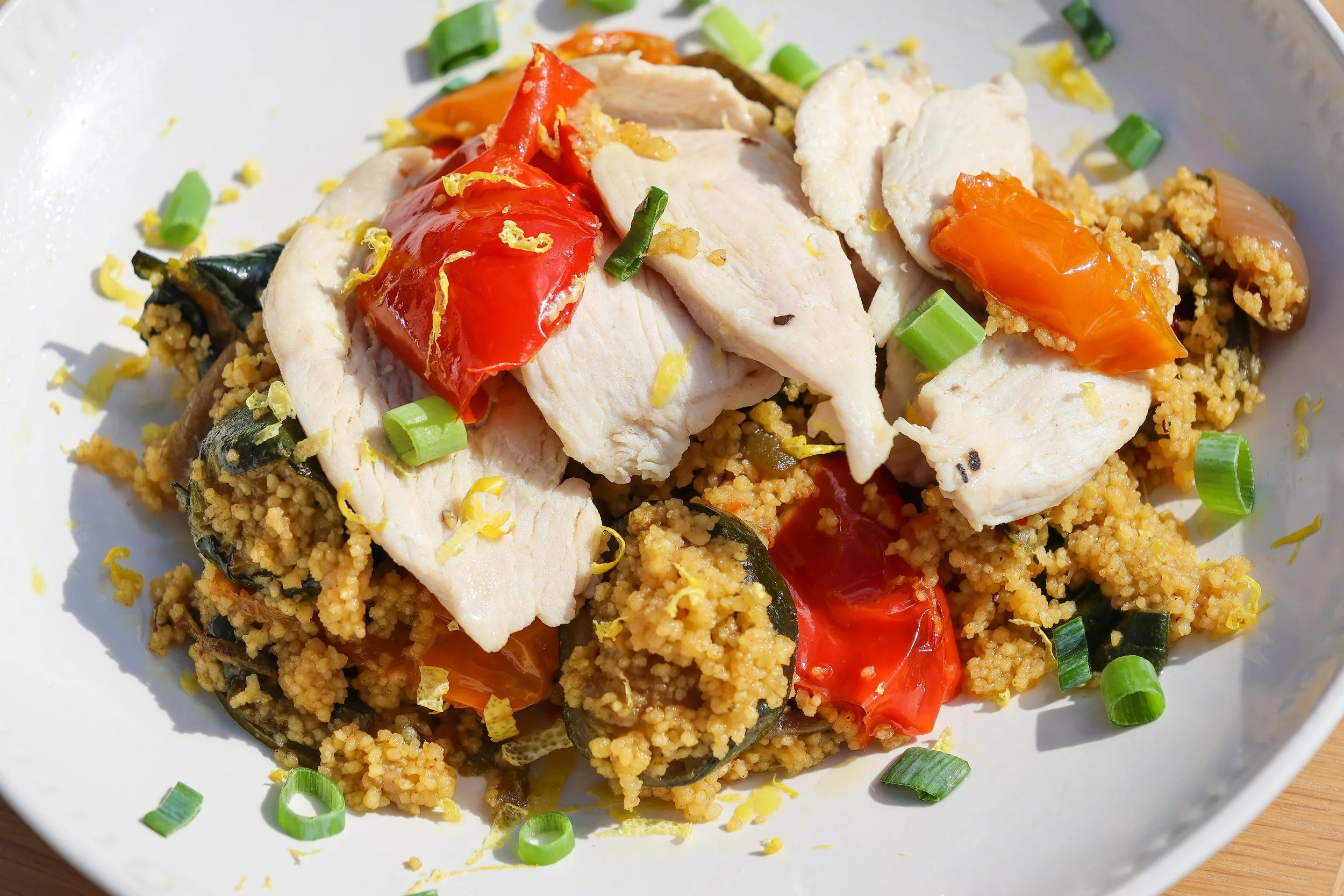 Mediterranean Couscous Chicken