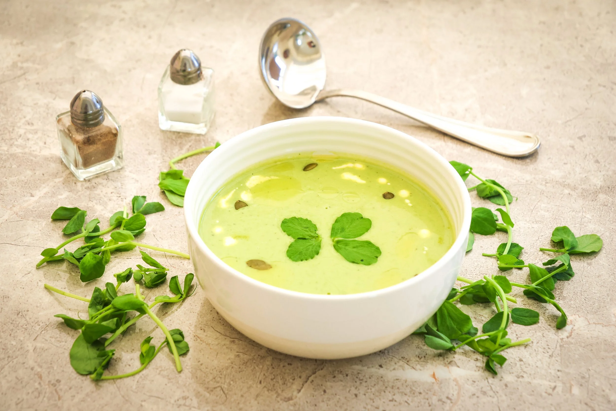 Garden Pea & Mint Soup