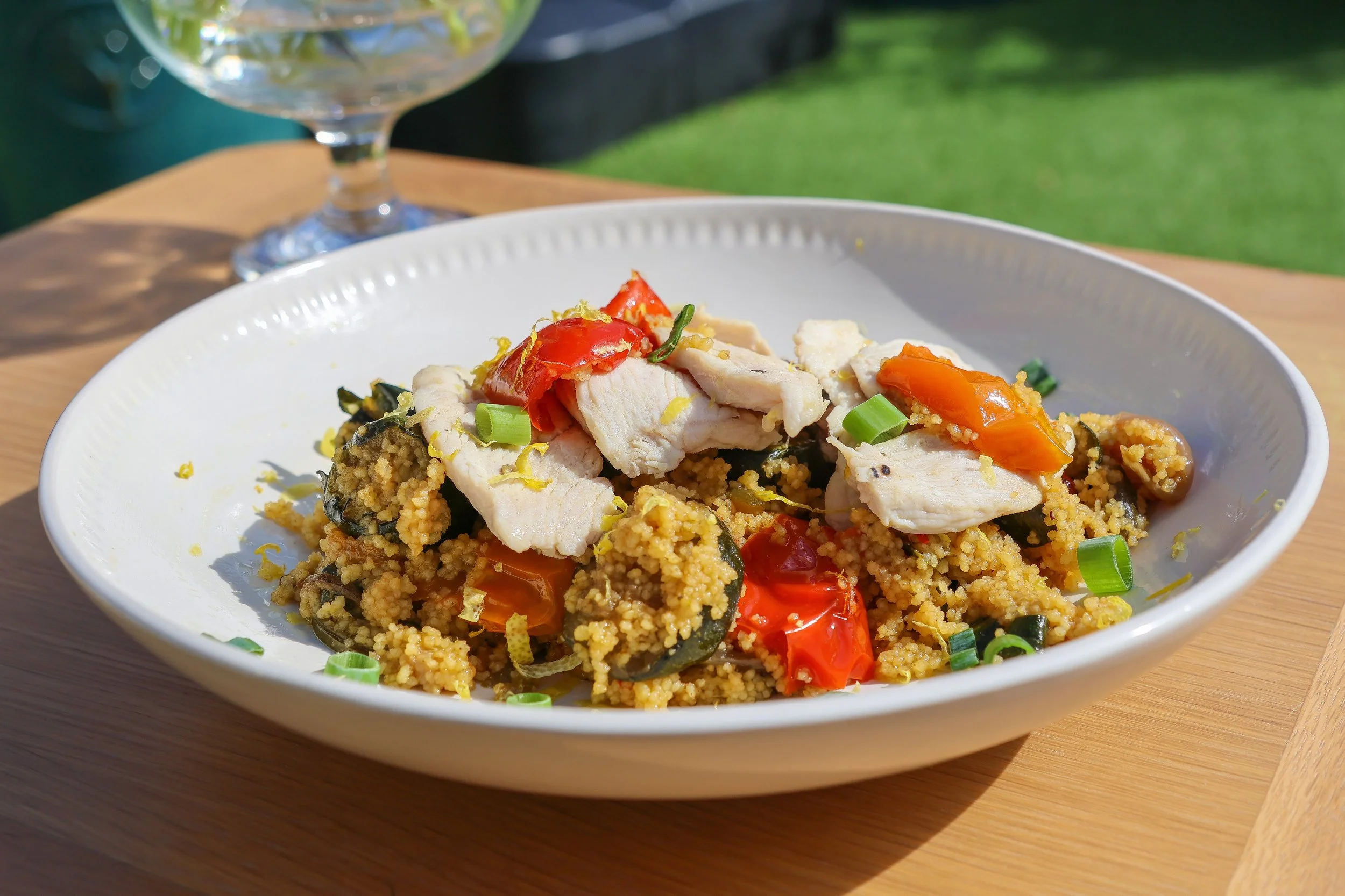 Mediterranean Couscous Chicken