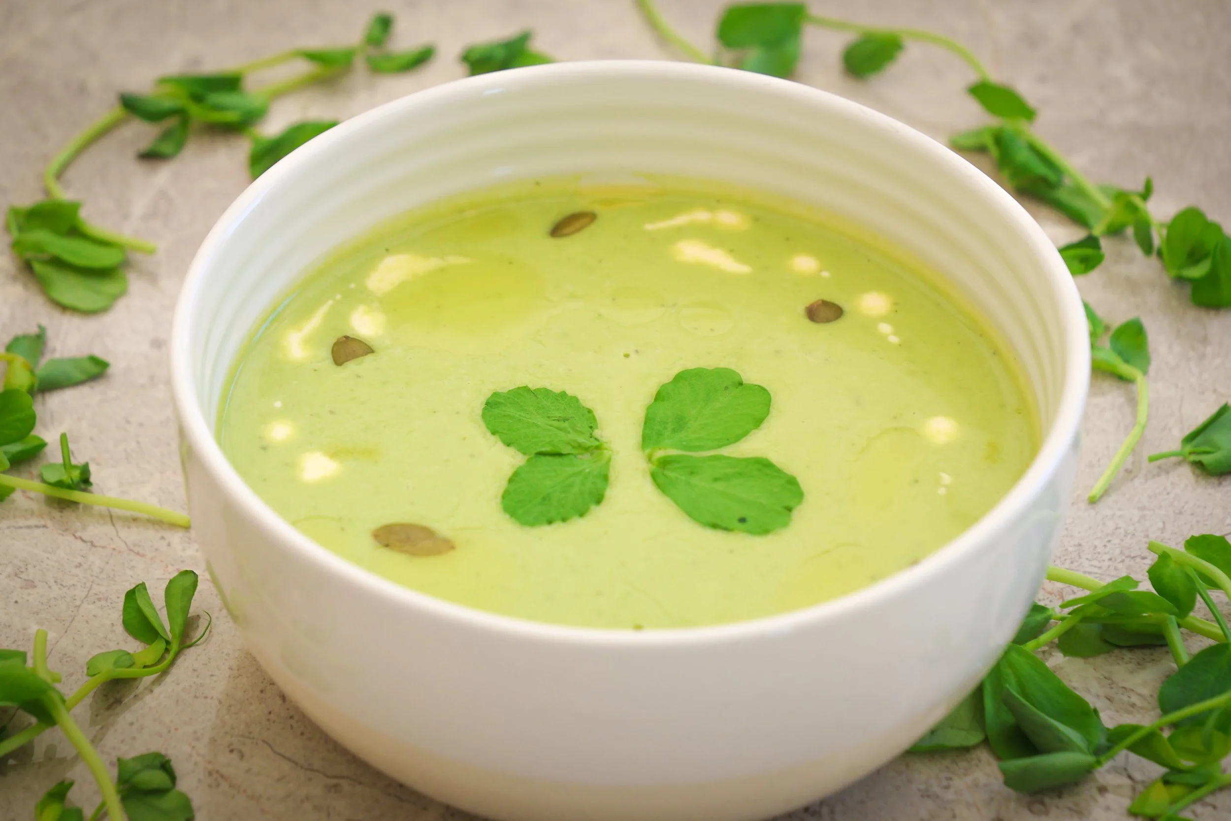 Garden Pea & Mint Soup