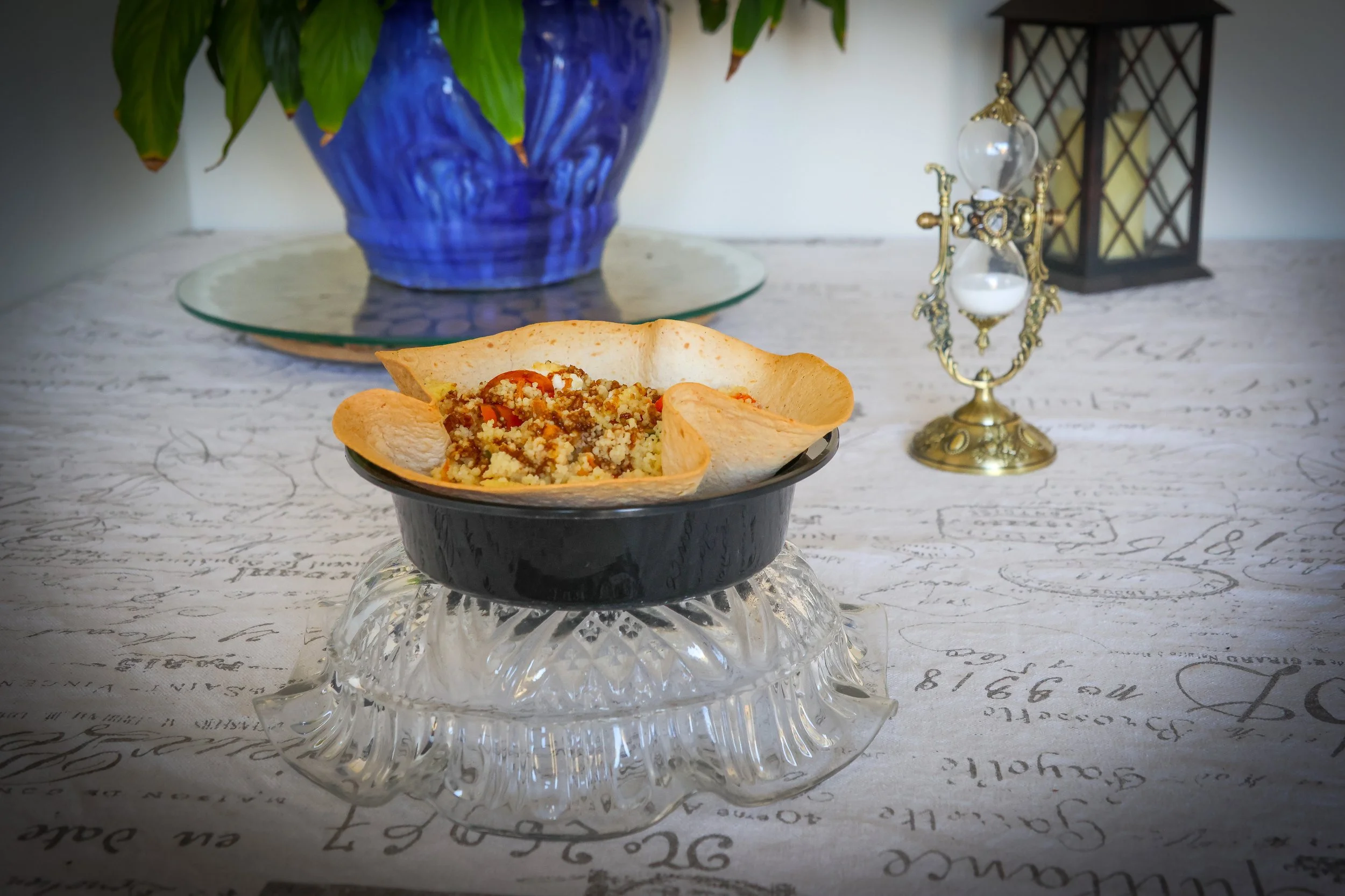 Spring Couscous Edible Bowl